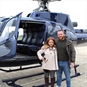 couple by helicopter